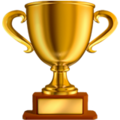 Eine goldene Trophäe
